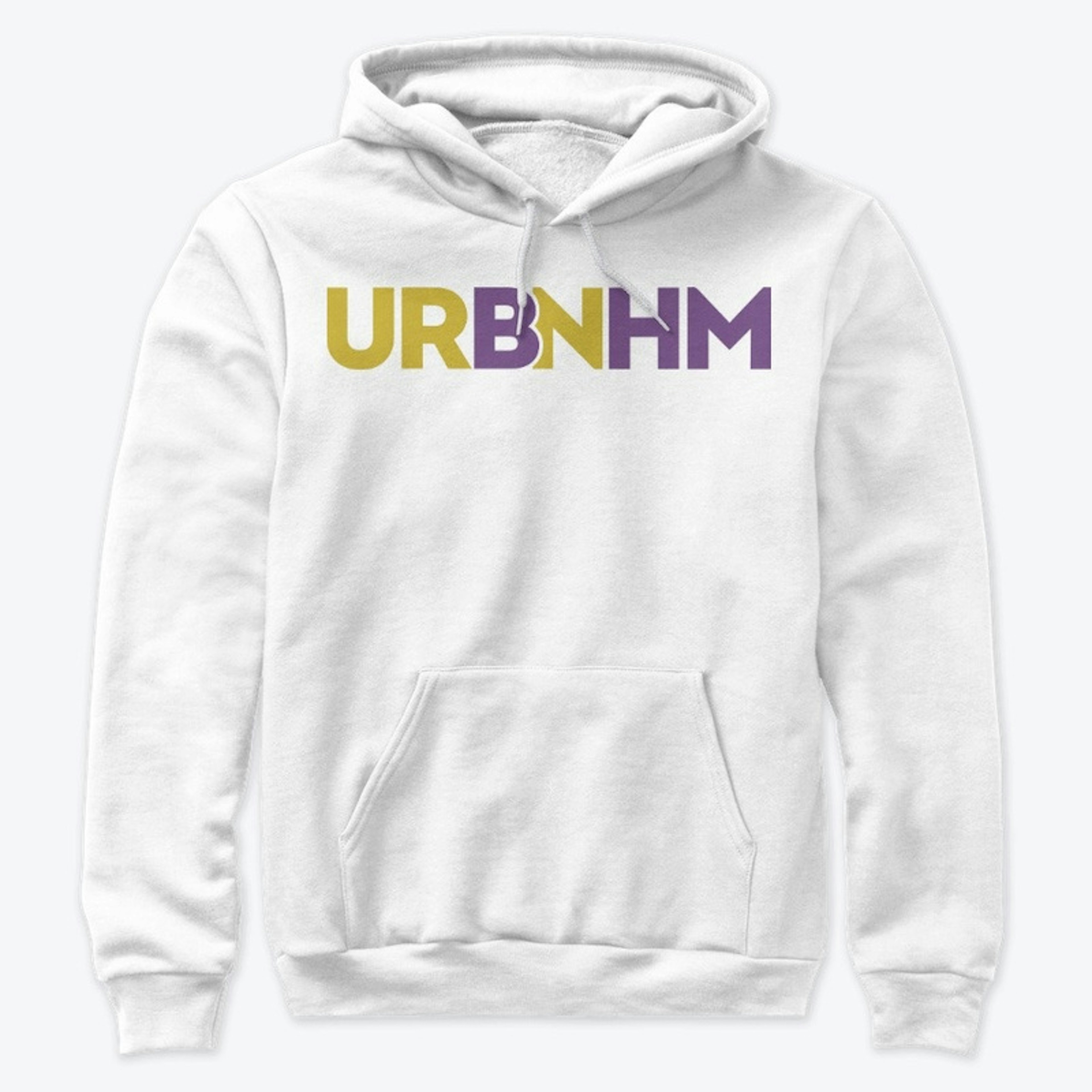 URBNHM Purple and Gold Logo Hoodie