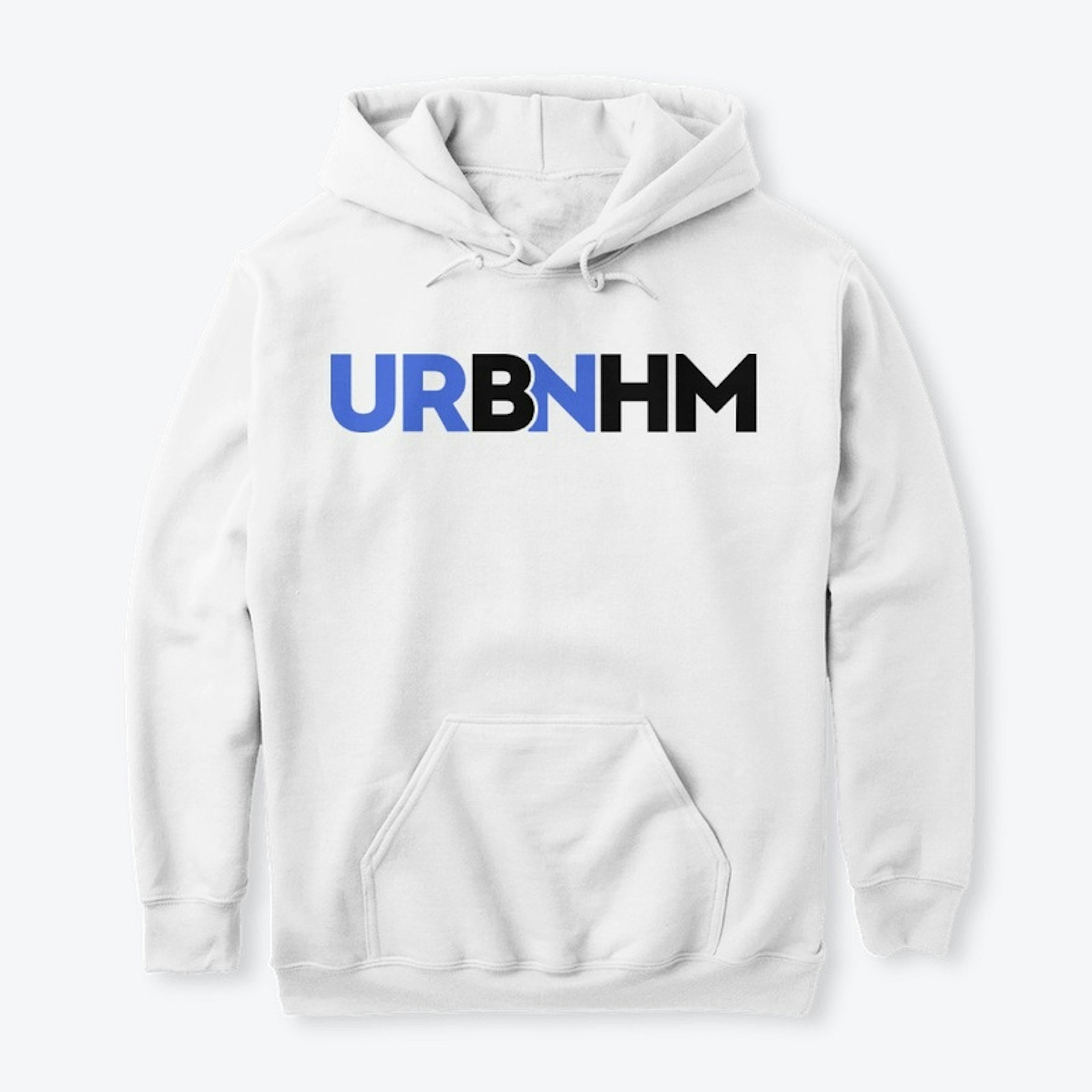 URBNHM Blue and Black Logo Hoodie