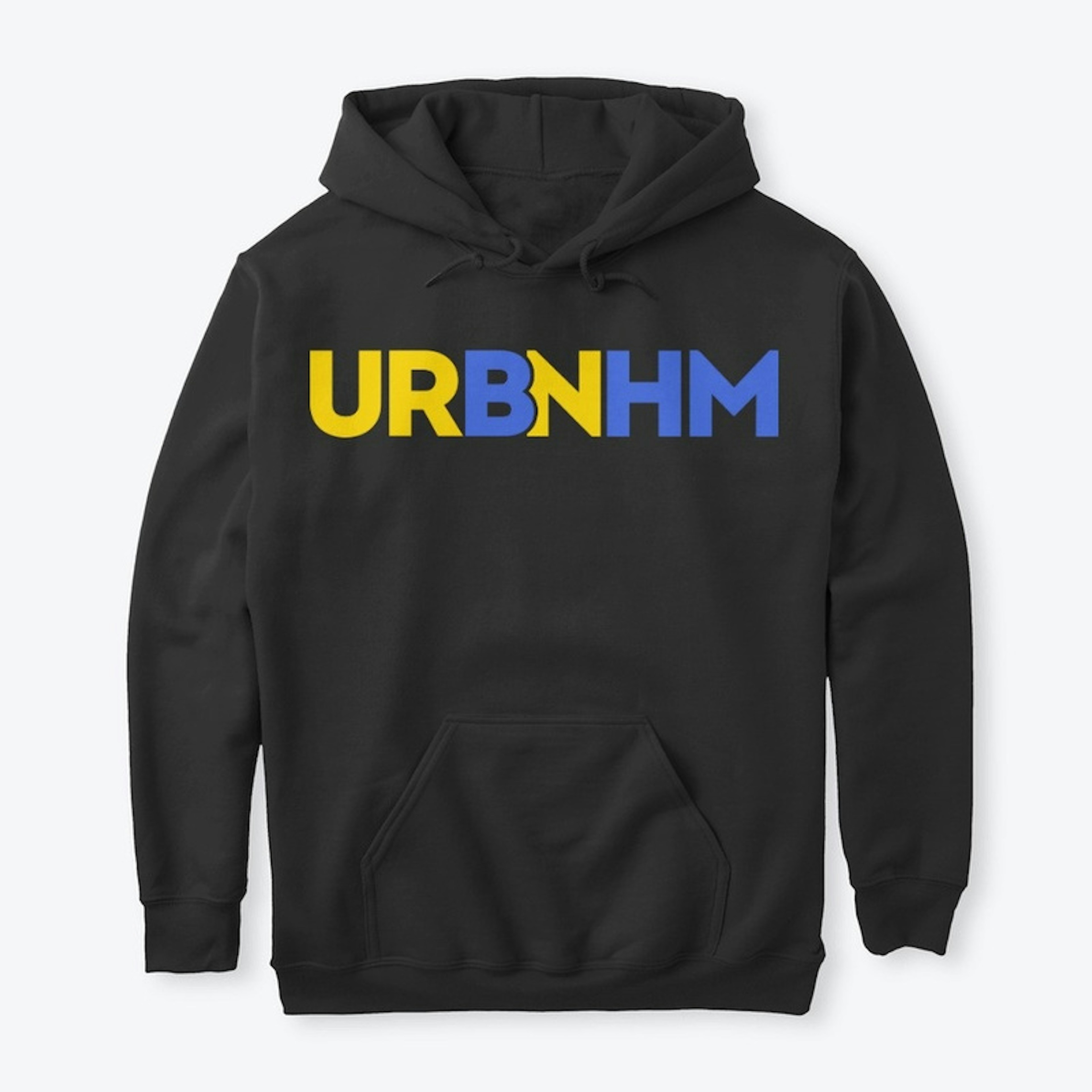URBNHM Blue and Yellow Logo Hoodie