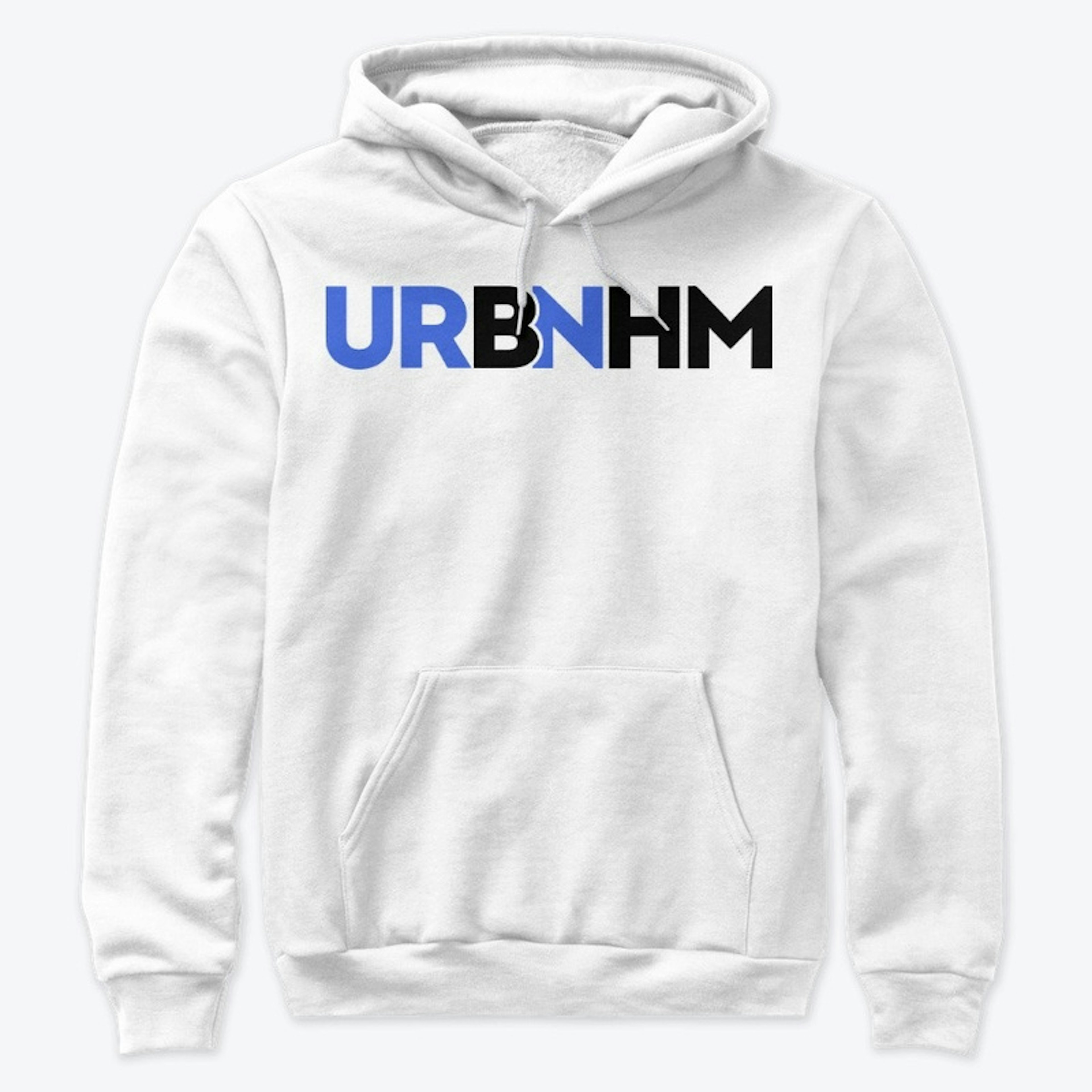 URBNHM Blue and Black Logo Hoodie