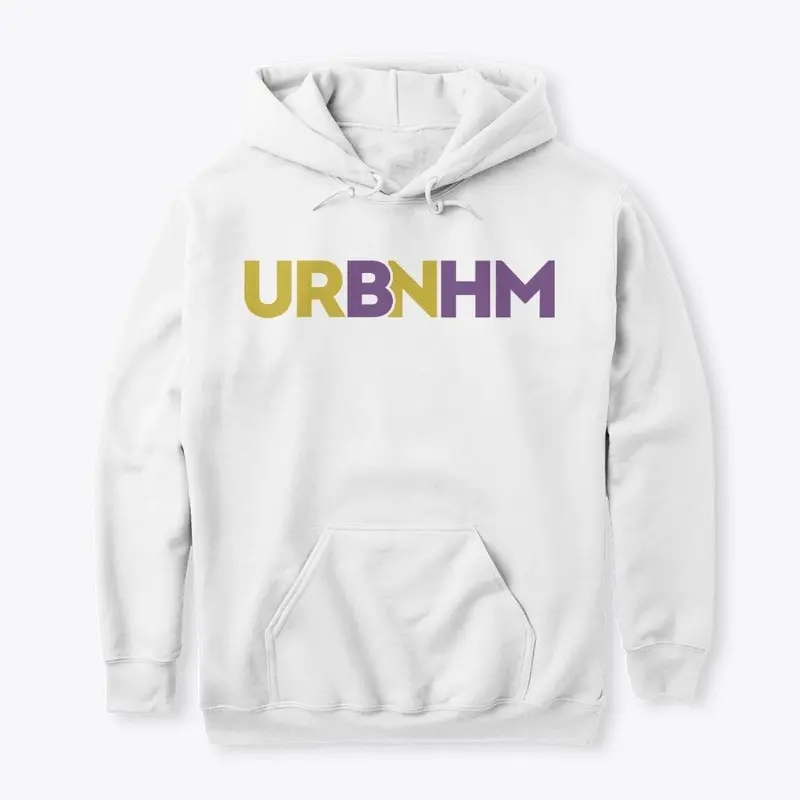 URBNHM Purple and Gold Logo Hoodie