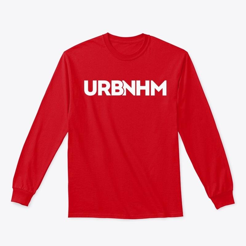 Red and White URBNHM Long Sleeve Tee