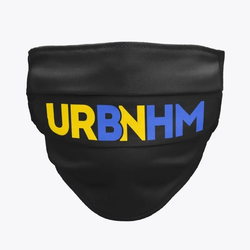 Yellow and Blue URBNHM Facemask