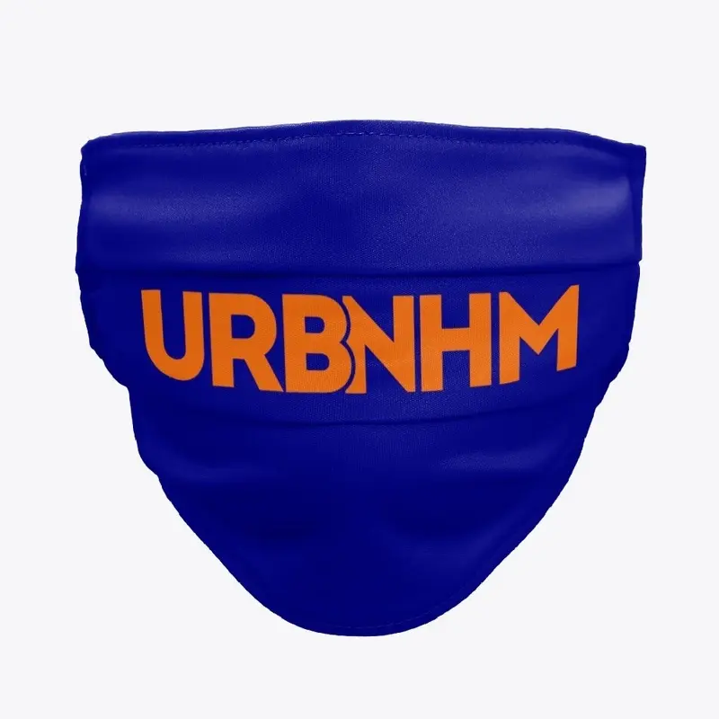 Orange and Blue URBNHM Facemask