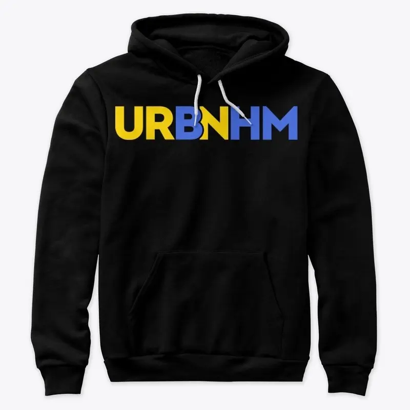 URBNHM Blue and Yellow Logo Hoodie