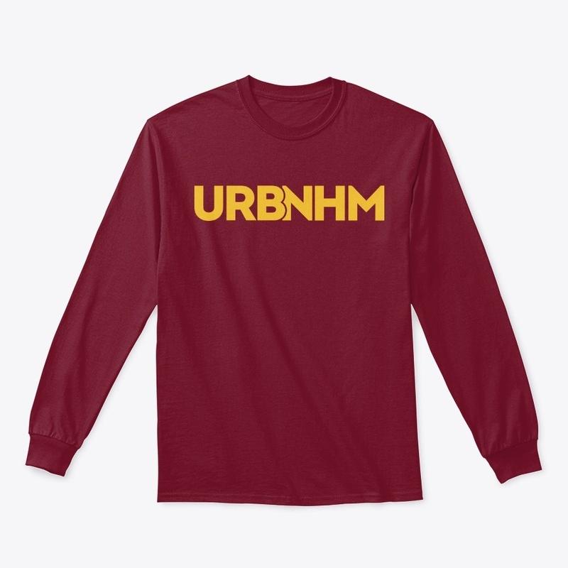 Drk Red and Gold URBNHM Long Sleeve Tee