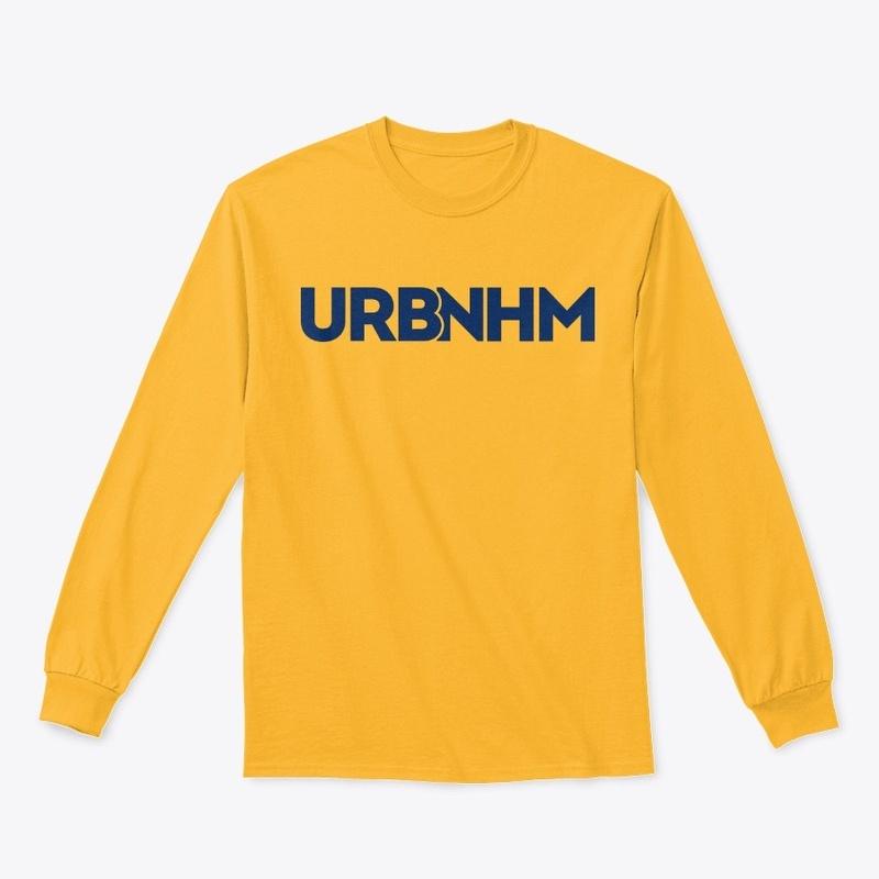 Gold with Blue URBNHM Long Sleeve Tee